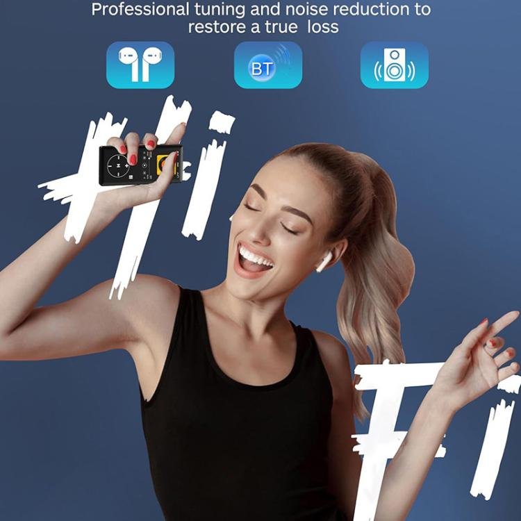 Compact Touchscreen MP3 Portable Player Bluetooth Walkman, 4GB, 8GB, 16GB, 32GB, 64GB