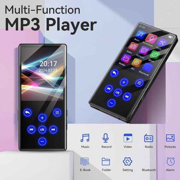 Bluetooth MP3 / MP4 Player With External Speaker Radio Music E-book Player, 4GB, 8GB, 16GB, 32GB...
