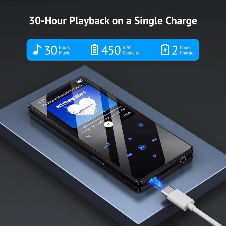 M2 Bluetooth MP3 Music Player With FM Radio External Speaker, 4GB, 8GB, 16GB, 32GB, 64GB