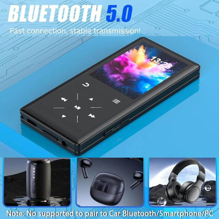 A8 Music Speaker With Card Slot Hi-Fi Lossless MP3 Touchscreen Bluetooth FM Video Player Novel Re...