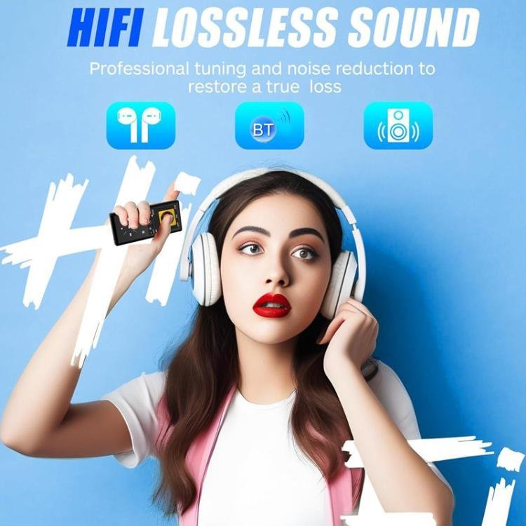 A8 Music Speaker With Card Slot Hi-Fi Lossless MP3 Touchscreen Bluetooth FM Video Player Novel Re...