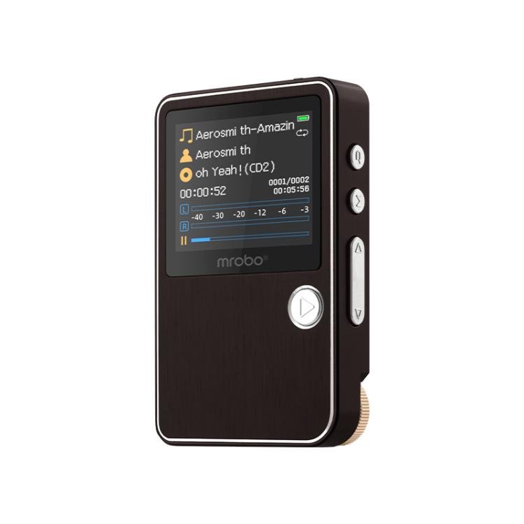 Mrobo HiFi Music Player With DAC Chip - 1.77-Inch Color Screen, Scroll Wheel Control, Supports Lo...