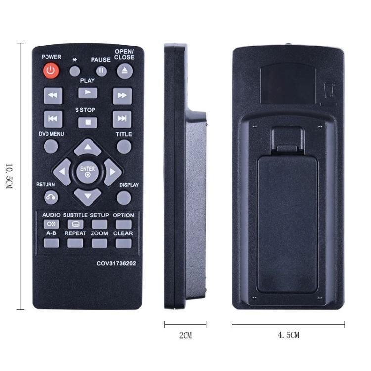 COV31736202 Remote Control For LG DVD Player DP132 / DP132NU / DP132H