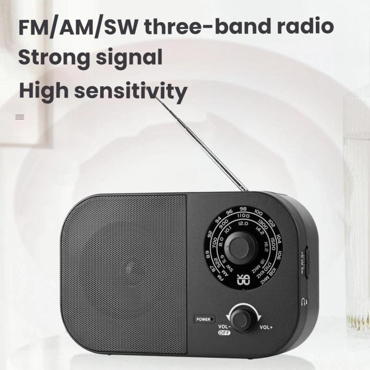 WDK Portable FM/AM/SW Tri-Band Radio, For EU, For US