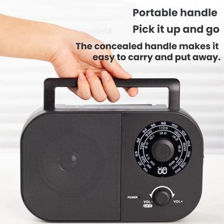 WDK Portable FM/AM/SW Tri-Band Radio, For EU, For US