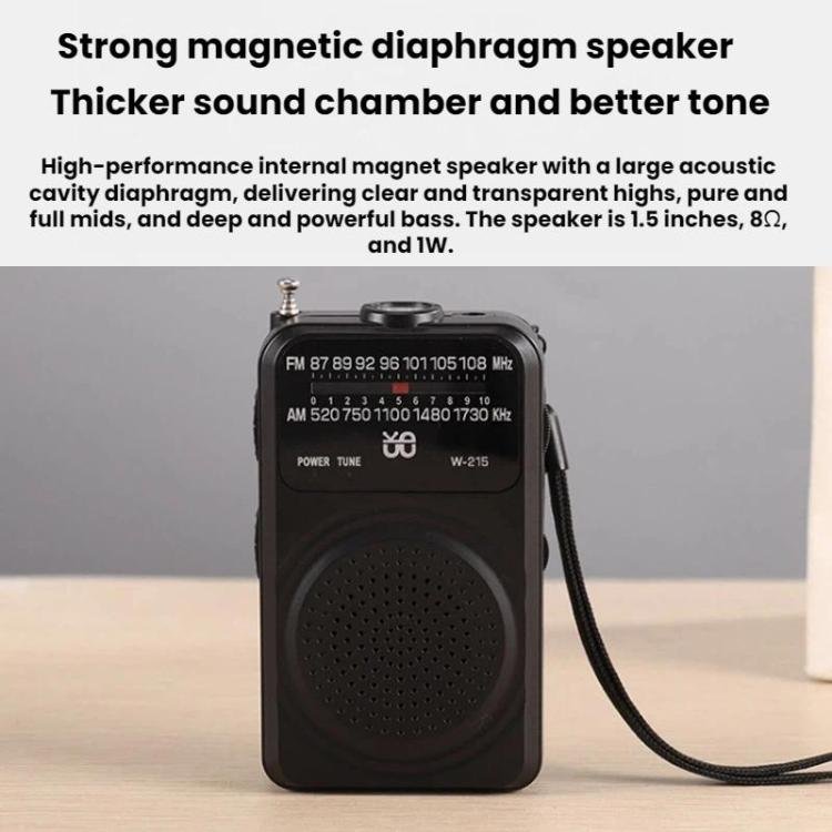 WDK FM/AM All-Band Portable Radio, English