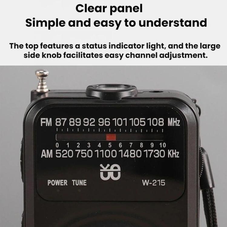 WDK FM/AM All-Band Portable Radio, English