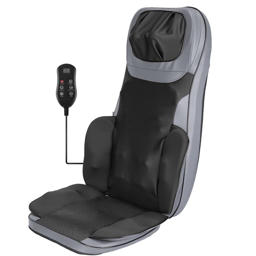Shiatsu Neck Back Massager With Heat Full Body 3D Kneading Massage Chair Pad Multifunctional Massage Pad for Home Office Shiatsu Neck Back Massager With Heat Full Body 3D Kneading Massage Chair Pad Multifunctional Massage Pad for Home Office