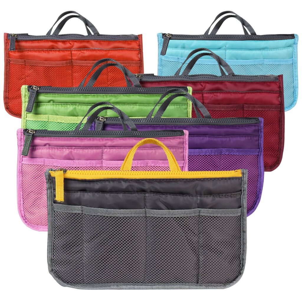 Women Lady Travel Insert Handbag Organiser Makeup Bags Toiletry Purse Liner w/Hand Strap Women Lady Travel Insert Handbag Organiser Makeup Bags Toiletry Purse Liner w/Hand Strap