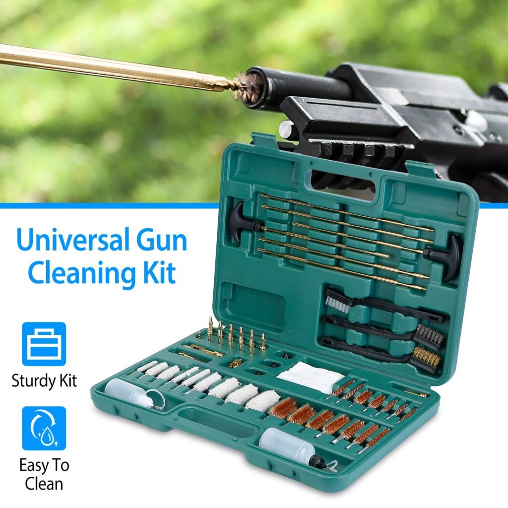 Universal Gun Cleaning Kit Gun Cleaning Brushes Mops Muff Guard w/ Carrying Case For Rifles Pistols Handguns Shotguns Universal Gun Cleaning Kit Gun Cleaning Brushes Mops Muff Guard w/ Carrying Case For Rifles Pistols Handguns Shotguns