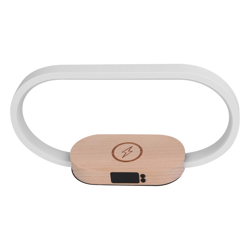 Bedside Table Lamp Touch Control Lamp with Clock Wireless Charging LED Desk Lamp Dimmable Nightstand Reading Lamp Bedside Table Lamp Touch Control Lamp with Clock Wireless Charging LED Desk Lamp Dimmable Nightstand Reading Lamp