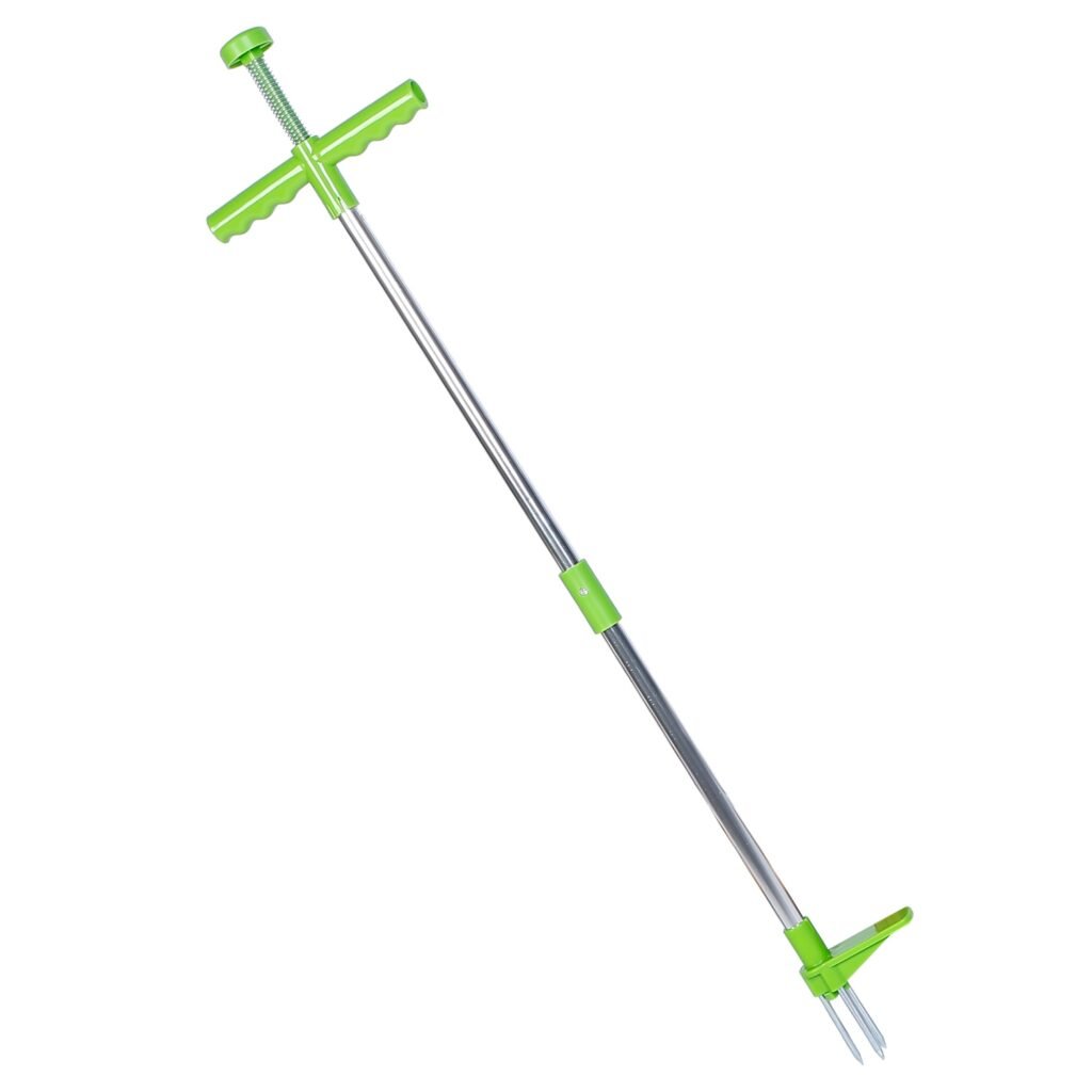 Weed Puller Twister Stand Up Root Removal Hand Tool 3 Claws Aluminum Grass Manual Remover 38.98in Long Handle w/ Foot Pedal Weed Puller Twister Stand Up Root Removal Hand Tool 3 Claws Aluminum Grass Manual Remover 38.98in Long Handle w/ Foot Pedal