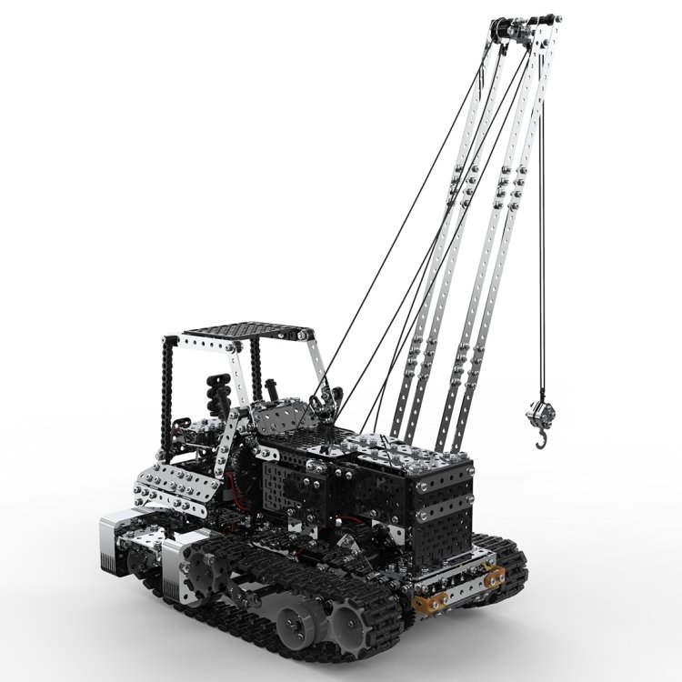 MoFun SW(RC)-010 2.4G Wireless Remote Control 10-channel Side Crane Children DIY Stainless Steel Assembled Toy MoFun SW(RC)-010 2.4G Wireless Remote Control 10-channel Side Crane Children DIY Stainless Steel Assembled Toy