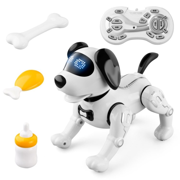 YDJ-K11 Programable Remote Control Robot Dog RC Toy, YDJ-K11(White)… YDJ-K11 Programable Remote Control Robot Dog RC Toy, YDJ-K11(White)…