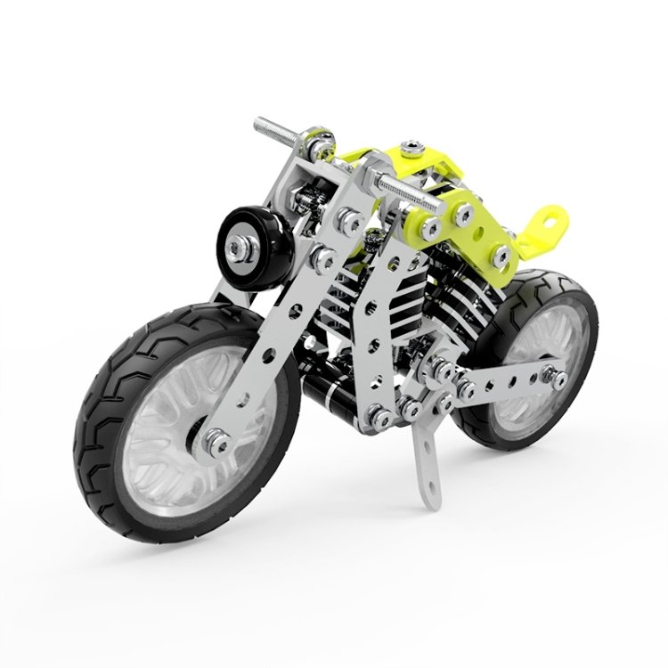 MoFun SW-002 158 PCS DIY Stainless Steel Halley Motorcycle Assembling Blocks MoFun SW-002 158 PCS DIY Stainless Steel Halley Motorcycle Assembling Blocks