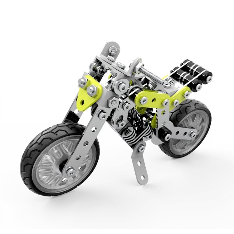 MoFun SW-003 188 PCS DIY Stainless Steel Street Motorcycle Assembling Blocks MoFun SW-003 188 PCS DIY Stainless Steel Street Motorcycle Assembling Blocks
