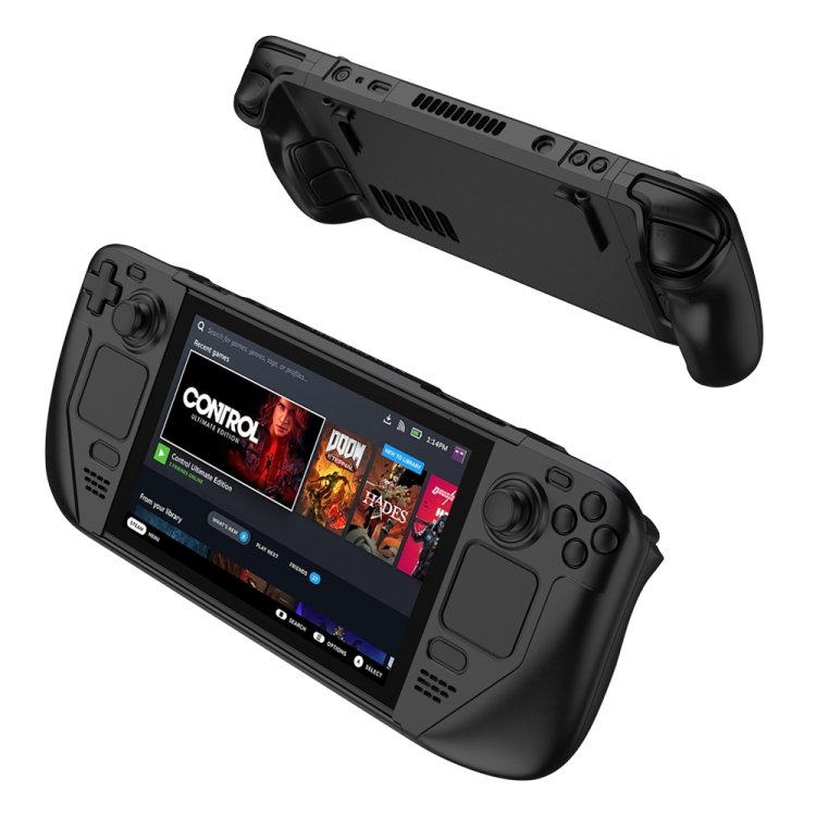 GKK For Steam Deck Color Contrast Anti-fall Game Console Case, GKK Case(Black), GKK Case(Red)… GKK For Steam Deck Color Contrast Anti-fall Game Console Case, GKK Case(Black), GKK Case(Red)…