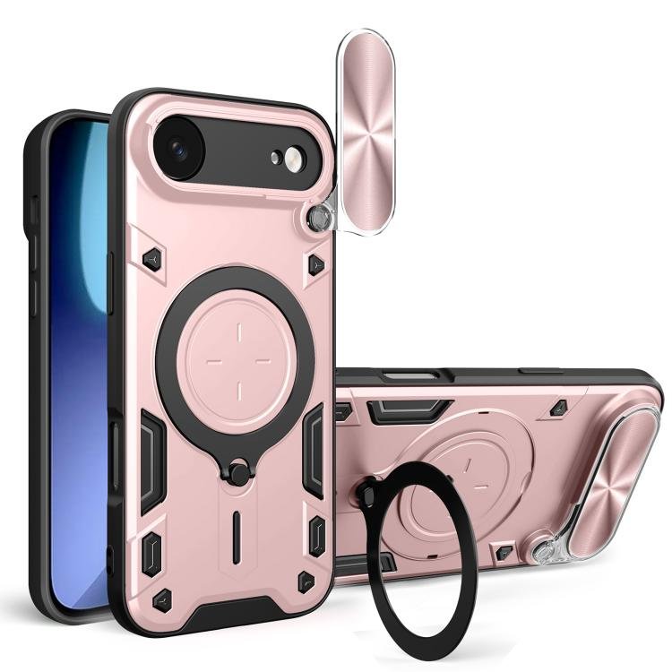 CD Texture Sliding Camshield Magnetic Holder Phone Case, For iPhone Air… CD Texture Sliding Camshield Magnetic Holder Phone Case, For iPhone Air…
