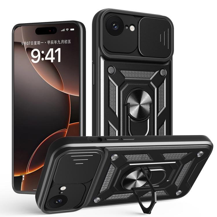 Sliding Camera Cover Design TPU+PC Phone Case, For iPhone 17e / 16e Sliding Camera Cover Design TPU+PC Phone Case, For iPhone 17e / 16e