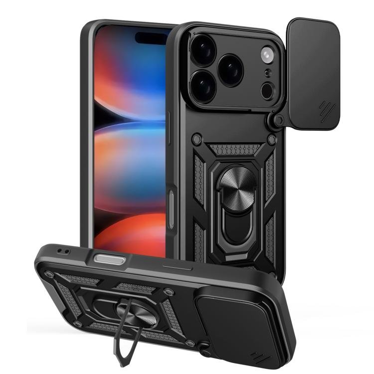 Sliding Camera Cover Design TPU+PC Phone Case, For iPhone 17 Pro Sliding Camera Cover Design TPU+PC Phone Case, For iPhone 17 Pro
