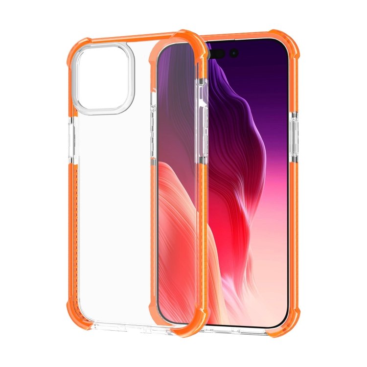 Four-corner Shockproof TPU Hybrid Acrylic Phone Case, For iPhone 15 Plus Four-corner Shockproof TPU Hybrid Acrylic Phone Case, For iPhone 15 Plus