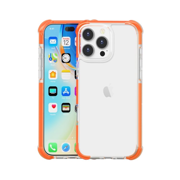 Four-corner Shockproof TPU Hybrid Acrylic Phone Case, For iPhone 16 Pro