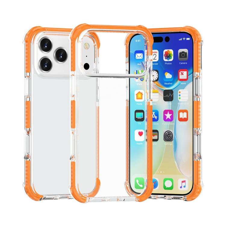 Four-corner Shockproof TPU Hybrid Acrylic Phone Case, For iPhone 18 Pro / 17 Pro Four-corner Shockproof TPU Hybrid Acrylic Phone Case, For iPhone 18 Pro / 17 Pro