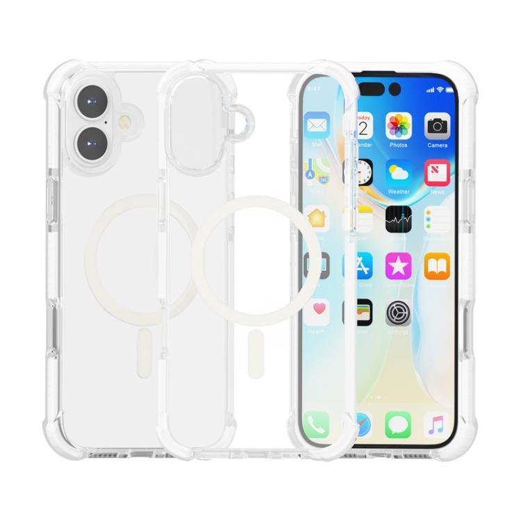 Acrylic Magsafe Magnetic Shockproof Phone Case, For iPhone 17 Acrylic Magsafe Magnetic Shockproof Phone Case, For iPhone 17