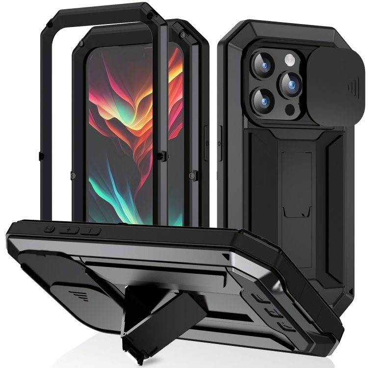 R-JUST Sliding Camera IP54 Life Waterproof Holder Phone Case, For iPhone 15 Pro, For iPhone 15 Pl… R-JUST Sliding Camera IP54 Life Waterproof Holder Phone Case, For iPhone 15 Pro, For iPhone 15 Pl…
