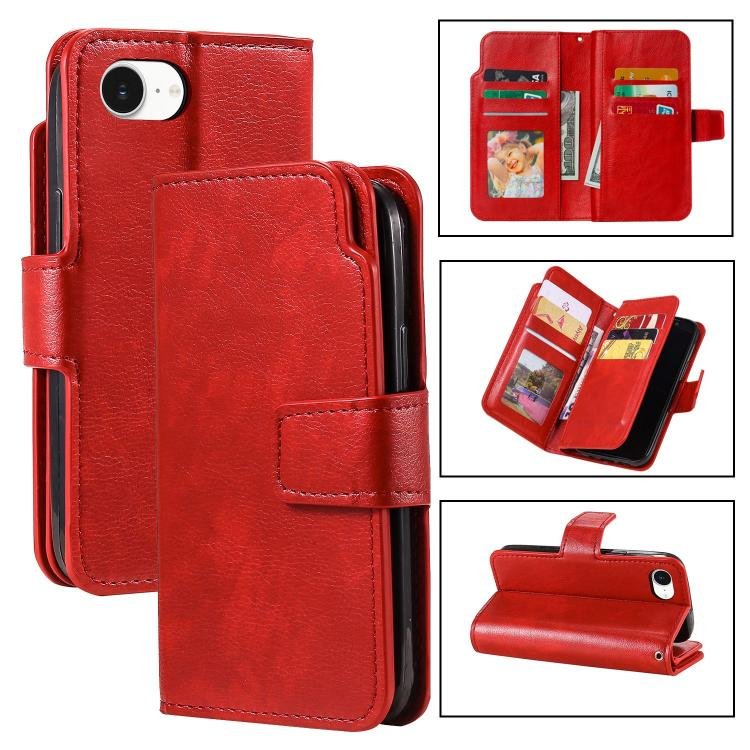 Tri-Fold 9-Card Wallets Leather Phone Case, For iPhone 17e / 16e, For iPhone 17 Pro Max Tri-Fold 9-Card Wallets Leather Phone Case, For iPhone 17e / 16e, For iPhone 17 Pro Max