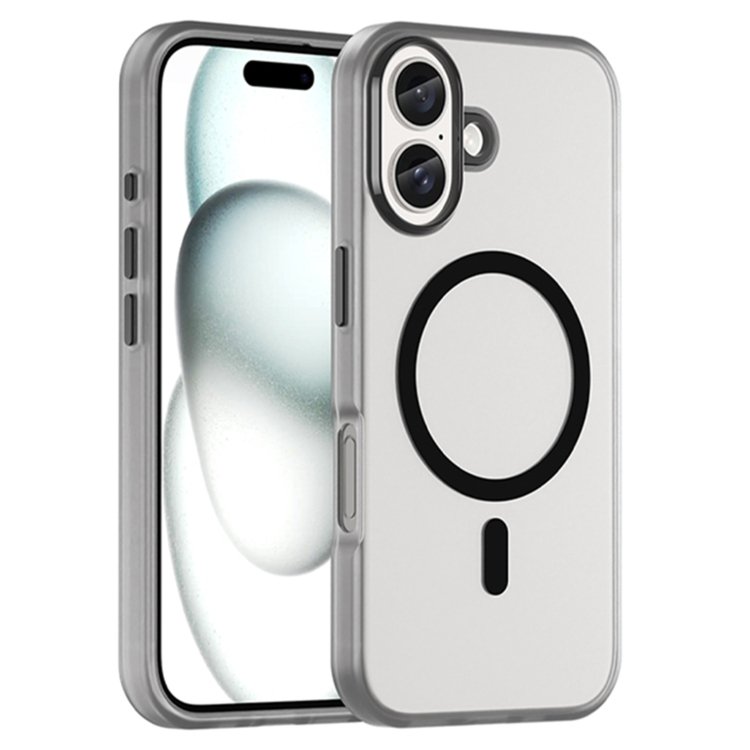 MagSafe Frosted Translucent TPU + PC Full Coverage Phone Case, For iPhone 16 MagSafe Frosted Translucent TPU + PC Full Coverage Phone Case, For iPhone 16