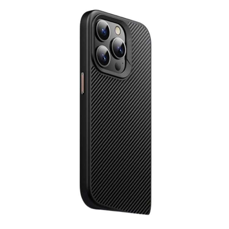 Kevlar Fiber Texture Shockproof Magnetic Phone Case, For iPhone 15 Pro, For iPhone 15 Plus…