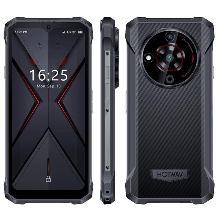HOTWAV T7 Rugged Phone, 6280mAh, 6.52 inch Android 13 MT8788 Octa Core, Netwo…