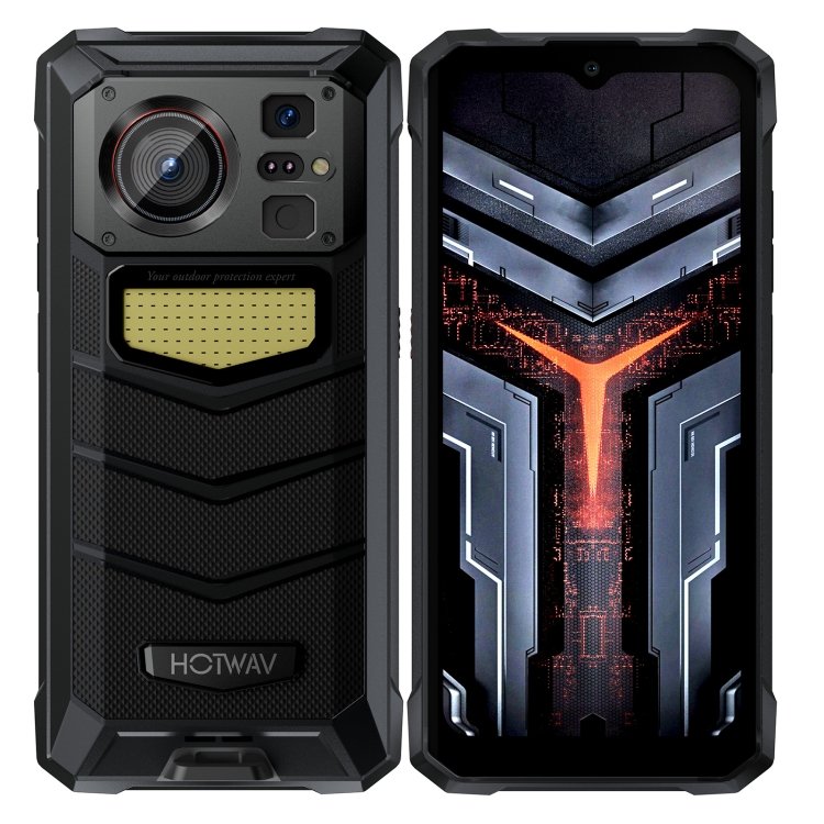 HOTWAV W11 Rugged Phone, Night Vision, 20800mAh, 6.6 inch Android 13 MT8788 O…