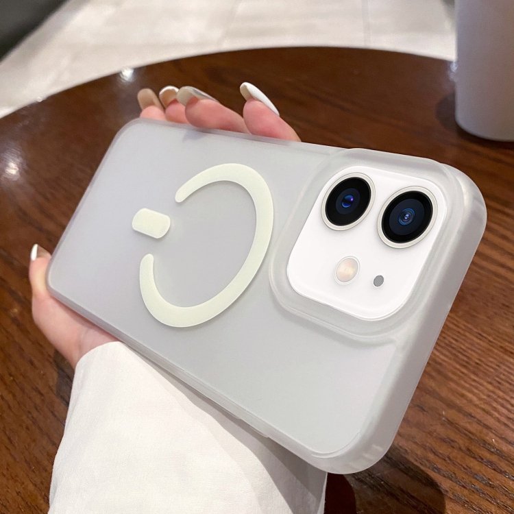 Dual-Side Frosted MagSafe Clear Phone Case, For iPhone 11 Dual-Side Frosted MagSafe Clear Phone Case, For iPhone 11
