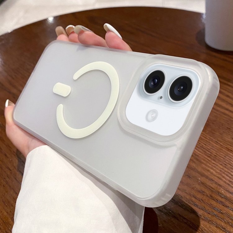 Dual-Side Frosted MagSafe Clear Phone Case, For iPhone 16 Plus, For iPhone 16
