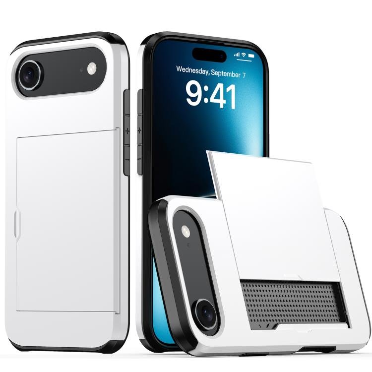 Shockproof Armor Phone Case with Card Slot, For iPhone Air