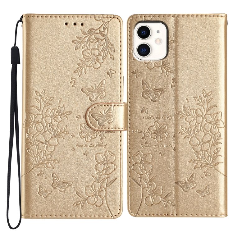 Butterflies and Flowers Leather Phone Case, For iPhone 11, For iPhone 11 Pro Butterflies and Flowers Leather Phone Case, For iPhone 11, For iPhone 11 Pro