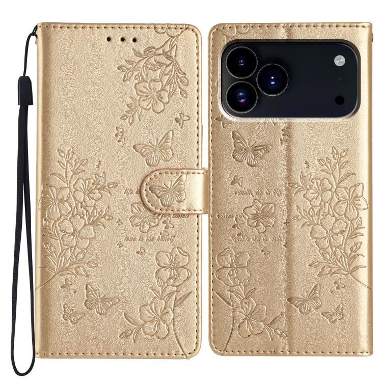 Butterflies and Flowers Leather Phone Case, For iPhone 18 Pro, For iPhone 18 Pro Max Butterflies and Flowers Leather Phone Case, For iPhone 18 Pro, For iPhone 18 Pro Max