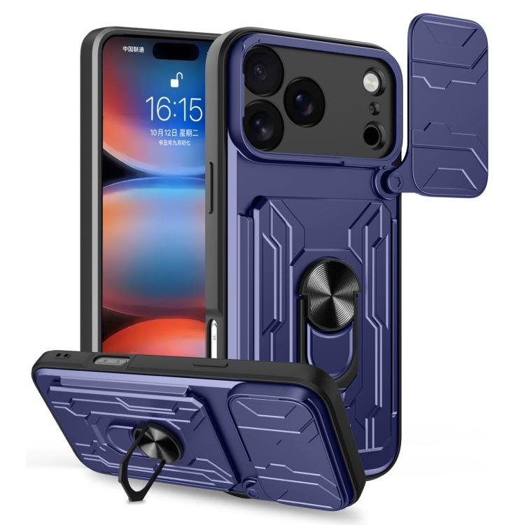 Sliding Camshield TPU+PC Phone Case with Card Slot, For iPhone 17 Pro Max Sliding Camshield TPU+PC Phone Case with Card Slot, For iPhone 17 Pro Max