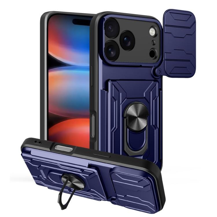 Sliding Camshield TPU+PC Phone Case with Card Slot, For iPhone 17 Pro Sliding Camshield TPU+PC Phone Case with Card Slot, For iPhone 17 Pro