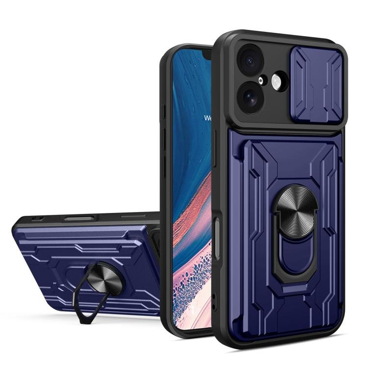 Sliding Camshield TPU+PC Phone Case with Card Slot, For iPhone 17 Sliding Camshield TPU+PC Phone Case with Card Slot, For iPhone 17