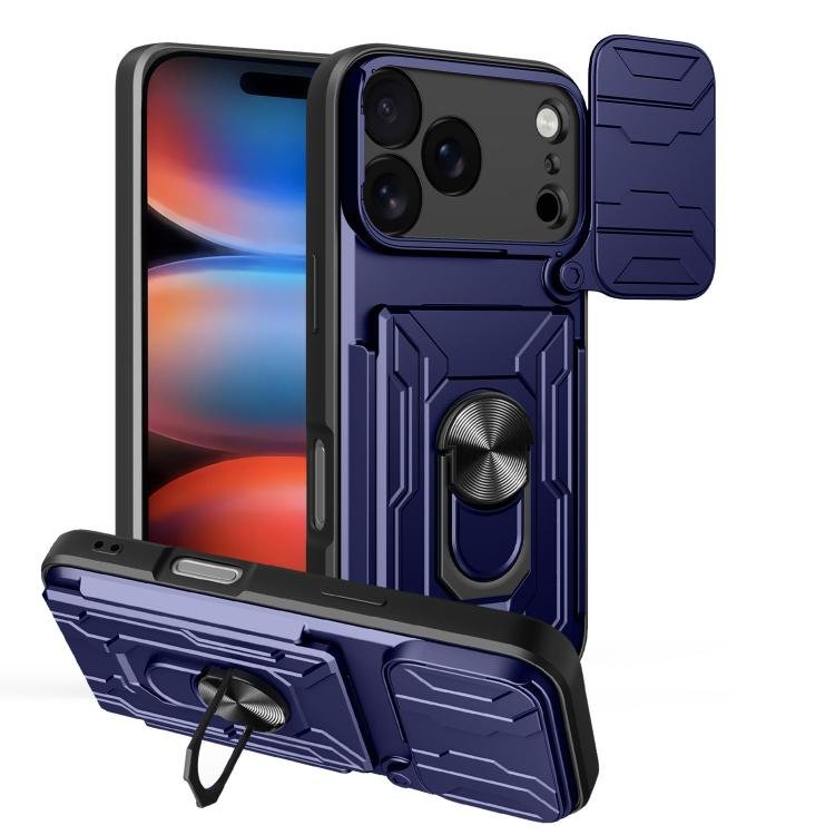 Sliding Camshield TPU+PC Phone Case with Card Slot, For iPhone 18 Pro Sliding Camshield TPU+PC Phone Case with Card Slot, For iPhone 18 Pro