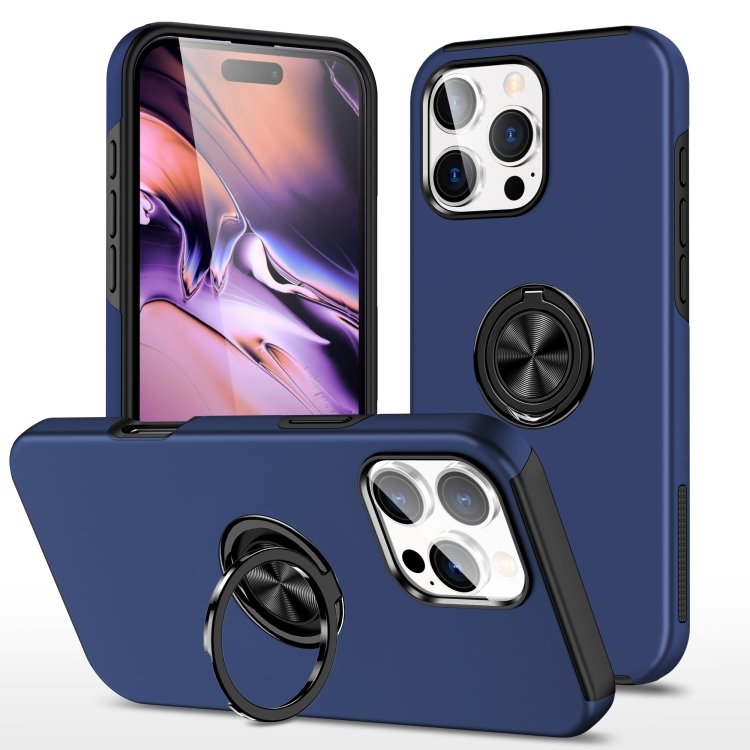 PC + TPU Magnetic Phone Case with Invisible Ring Holder, For iPhone 16 Pro Max PC + TPU Magnetic Phone Case with Invisible Ring Holder, For iPhone 16 Pro Max