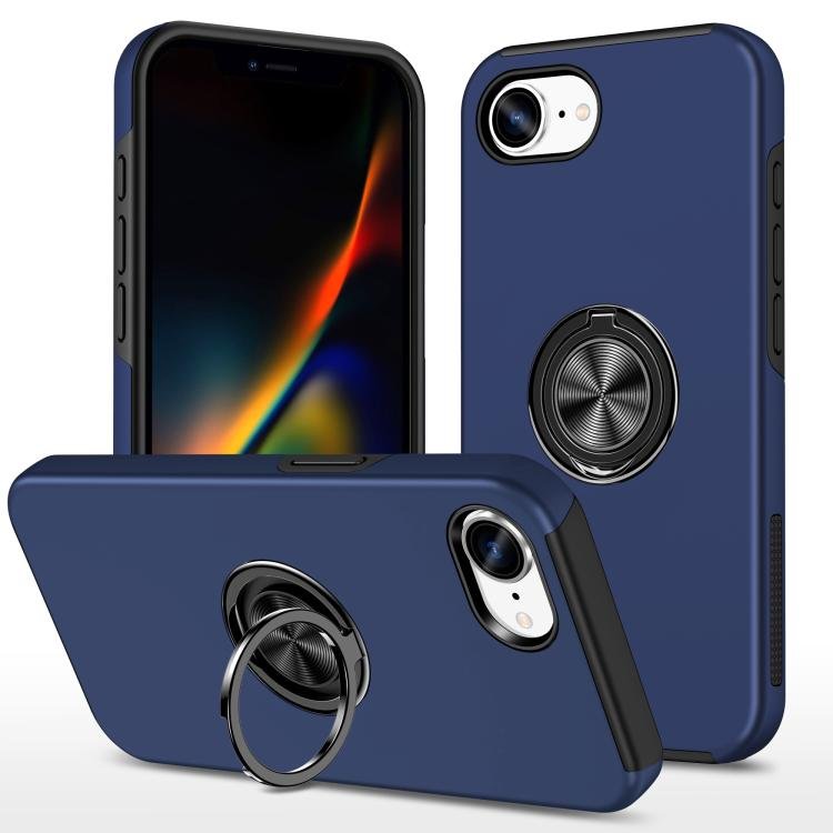PC + TPU Magnetic Phone Case with Invisible Ring Holder, For iPhone 17e / 16e PC + TPU Magnetic Phone Case with Invisible Ring Holder, For iPhone 17e / 16e