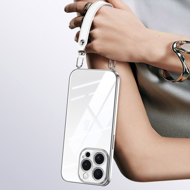 SULADA Electroplated Clear TPU Soft Frame Phone Case with Wrist Strap, For iPhone 13 Pro Max… SULADA Electroplated Clear TPU Soft Frame Phone Case with Wrist Strap, For iPhone 13 Pro Max…