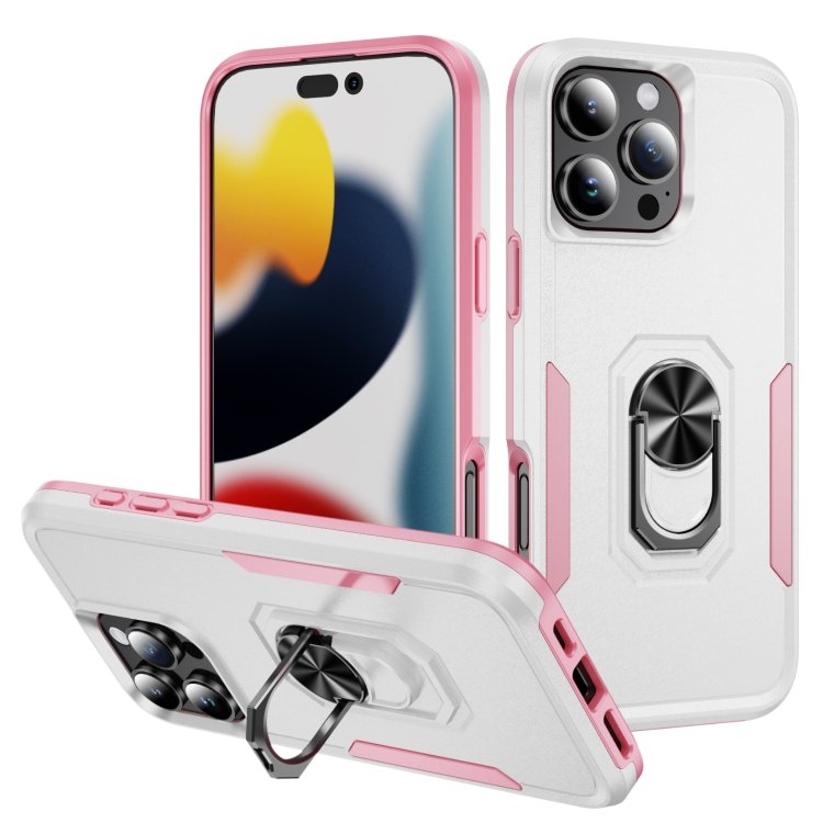 Pioneer Armor Heavy Duty PC + TPU Phone Case with Holder, For iPhone 16 Pro Max Pioneer Armor Heavy Duty PC + TPU Phone Case with Holder, For iPhone 16 Pro Max