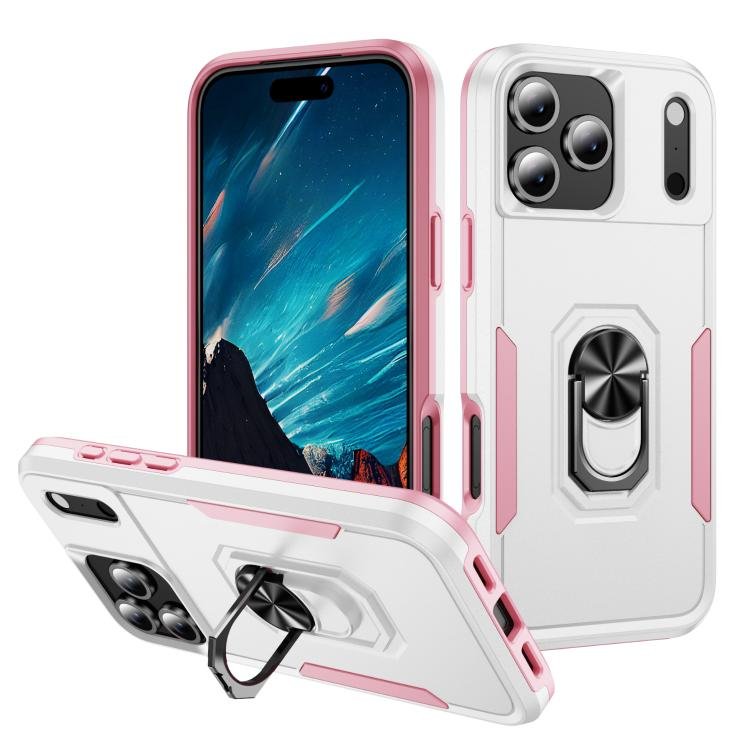 Pioneer Armor Heavy Duty PC + TPU Phone Case with Holder, For iPhone 17 Pro Pioneer Armor Heavy Duty PC + TPU Phone Case with Holder, For iPhone 17 Pro