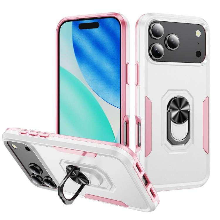 Pioneer Armor Heavy Duty PC + TPU Phone Case with Holder, For iPhone 18 Pro Max Pioneer Armor Heavy Duty PC + TPU Phone Case with Holder, For iPhone 18 Pro Max