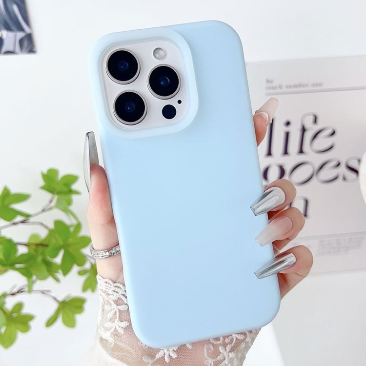 PC Hybrid Liquid Silicone Jelly Phone Case, For iPhone 16 Pro PC Hybrid Liquid Silicone Jelly Phone Case, For iPhone 16 Pro